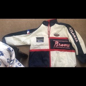 Vintage Atlanta Braves Windbreaker (Color blocked)